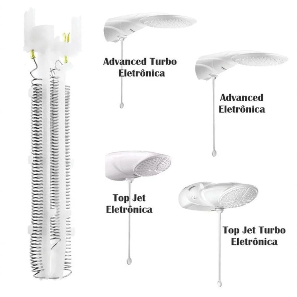 Resistência Chuveiro Advanced/ Top Jet 5500W/7500W 127V/220V Compatível com Lorenzetti