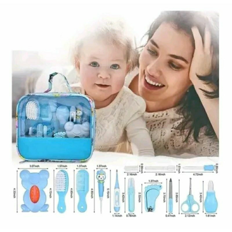 kit Maleta higiene bebê cuidados com 13 itens a pronta  entrega Brasil 🇧🇷