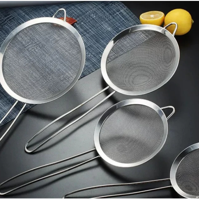 peneira de 3 tamanhos diferentes [ pequeno, médio e grande ] para cozinha - H&N BAZAR -