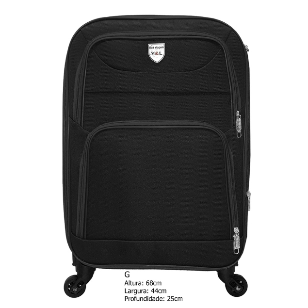 MALA DE VIAGEM 68CM X 25CM X 44CMpeguenta 360° Ads, 23KG