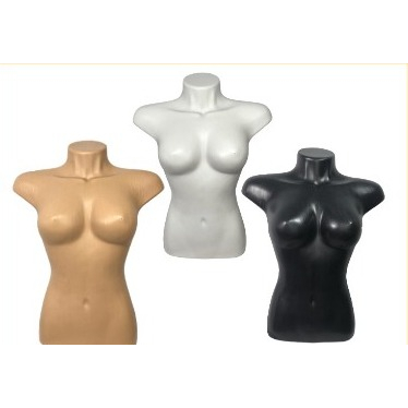 Manequim BUSTO plástico FEMININO escolha a cor!!