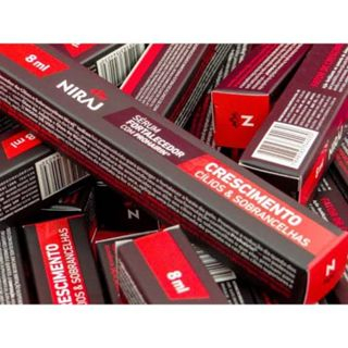 Niraj Serum Kit Com 10 unidades 8ml - Fortalecedor - Vermelho