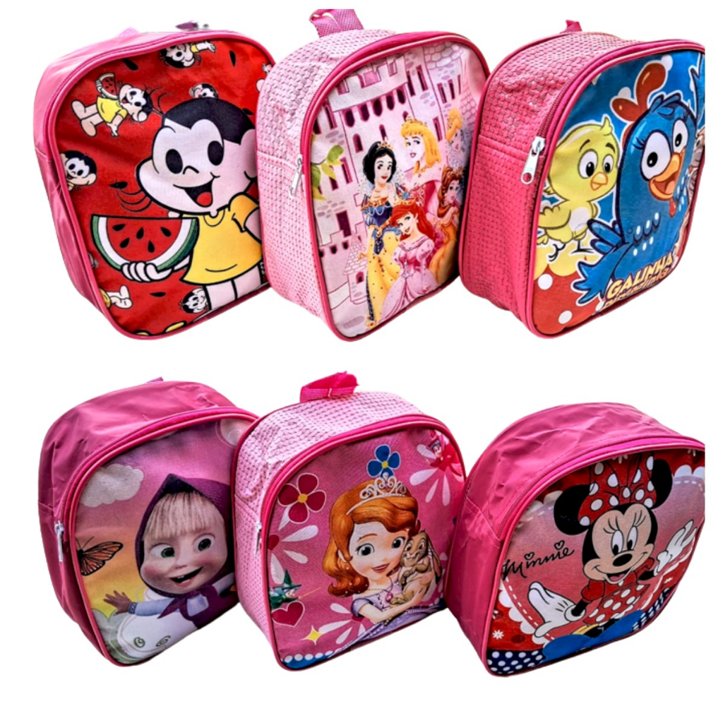 Mochila de costa Lancheira Infantil Menina TERMICA