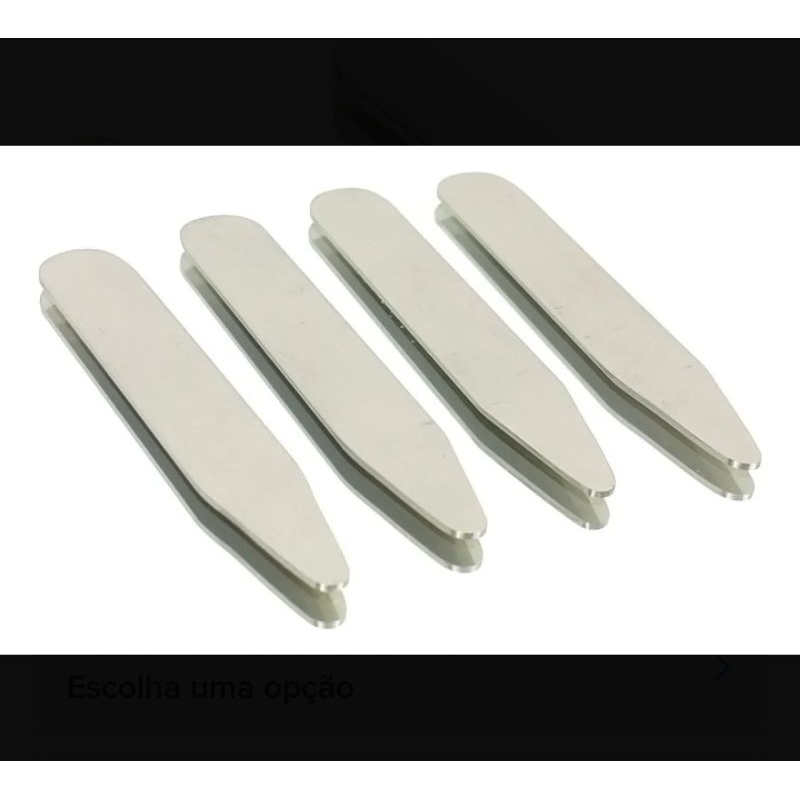 Barbatanas para colarinho ( 8 un ) + 2 imãs neodímio