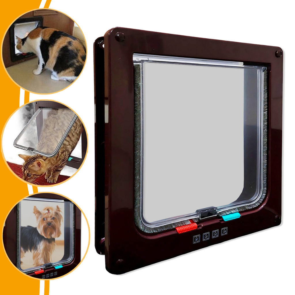 Porta Portinha Passagem Pet Gato e Cachorro Tam G 25x23,5x5,3cm