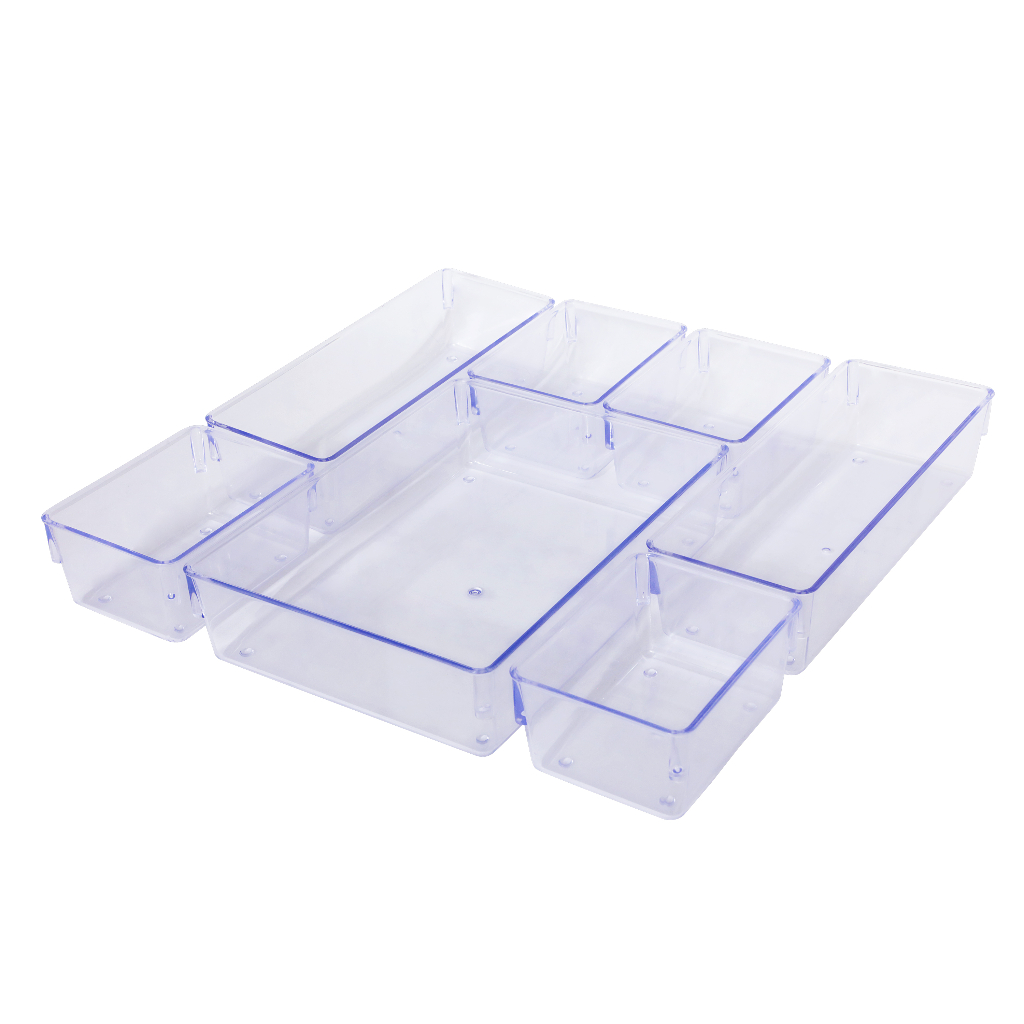 Organizador de Maquiagem Gavetas Geladeiras em Acrilico Kit 7 Peças ou 4 Pecas