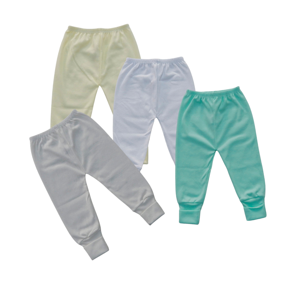 Kit 3 Calça Mijão Bebê Pé Reversível Menina ou Menino Colors