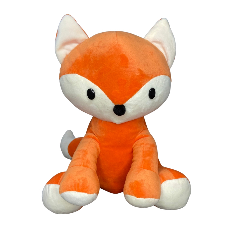 Raposa de Pelúcia 30 cm Presente Infantil Brinquedo de Criança