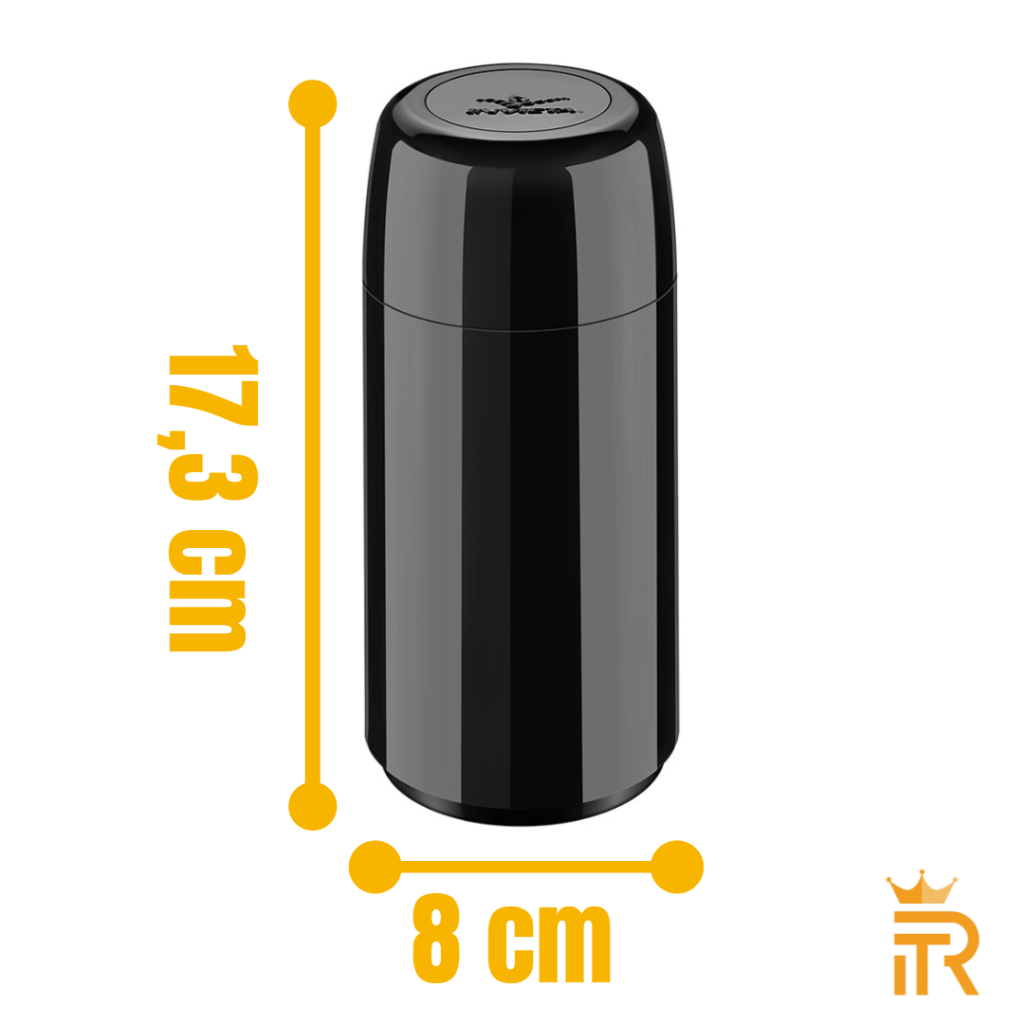 Mini Garrafa Térmica Para Café Chá Diversas Bebidas Quentes Firenze Mini 250ml Preta - Invicta