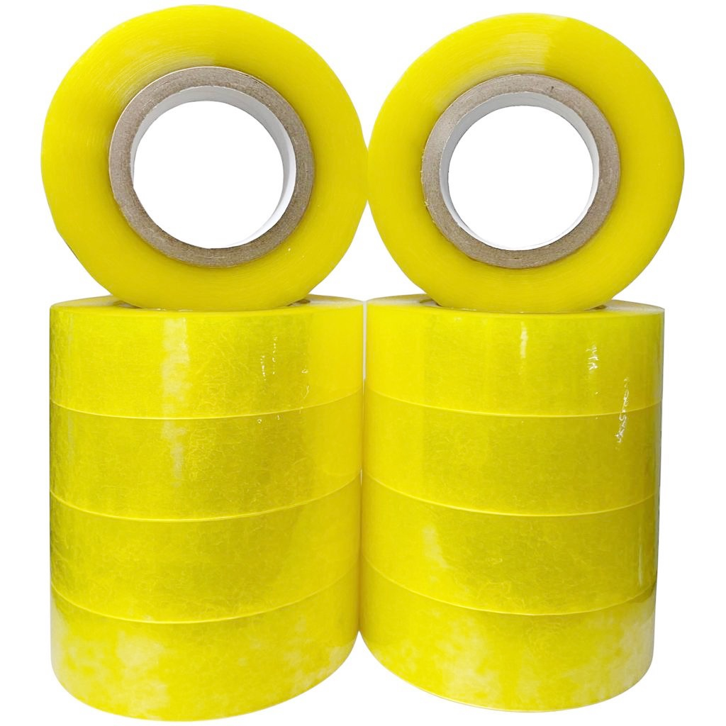Papelaria Fita Adesiva Kit Com 3 Rolos com 500m cada Transparente Resistente Barato Pronta Entrega