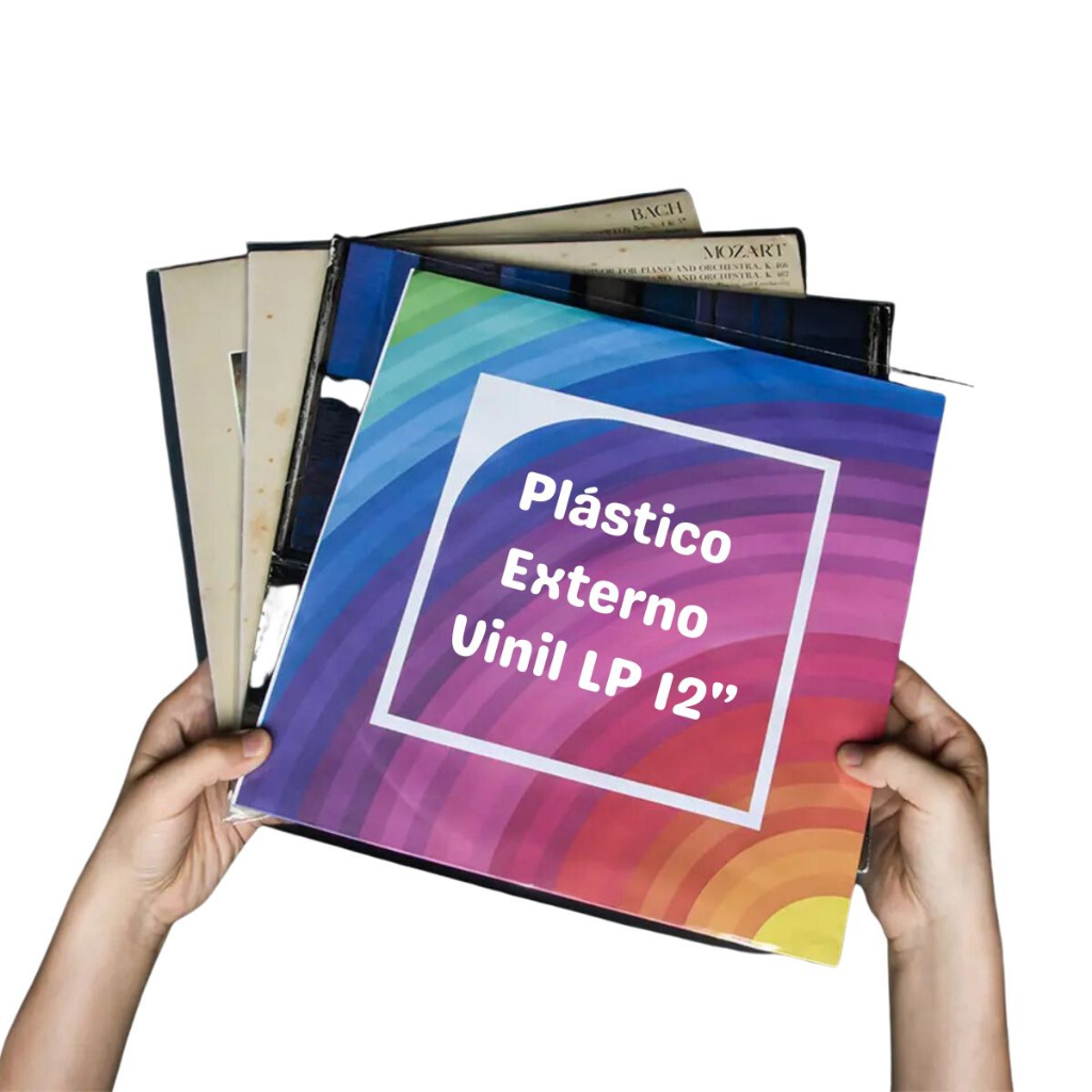 Capa Disco Vinil Lp 20 Saco Plástico Externo Extra Grosso