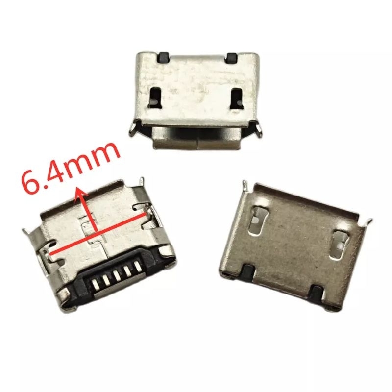 Kit Conector De Carga Micro Usb Pra Caixinha de som-RF T4 6.4mm