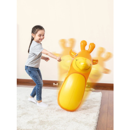 Joao Bobo Boneco Teimoso 3d Inflável Animais 89cm Brinquedos aleatorios