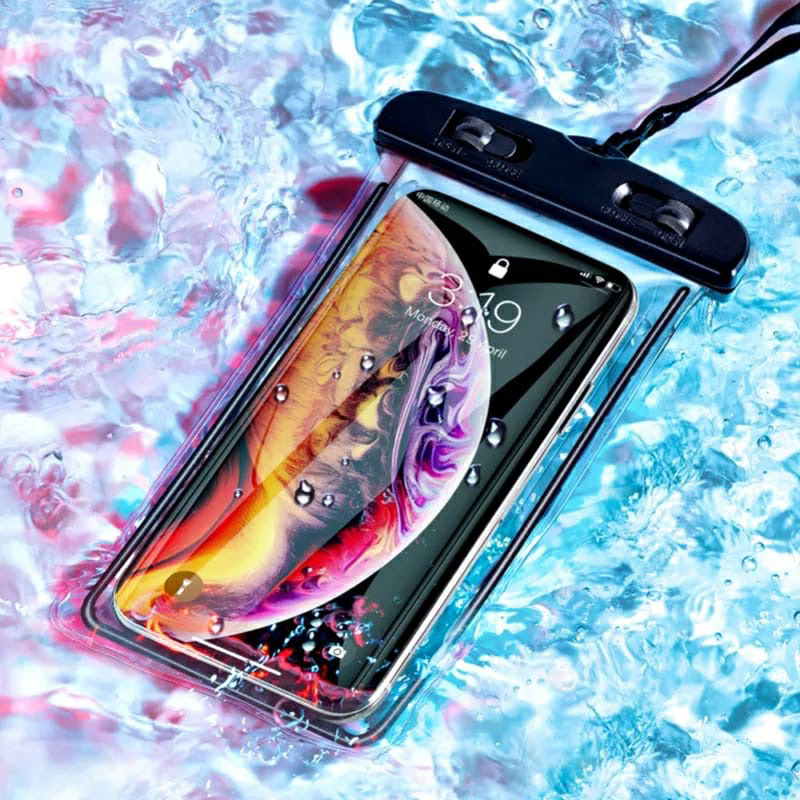 kit 3 Capa Bolsa A Prova D'água Impermeável Universal Para Celular