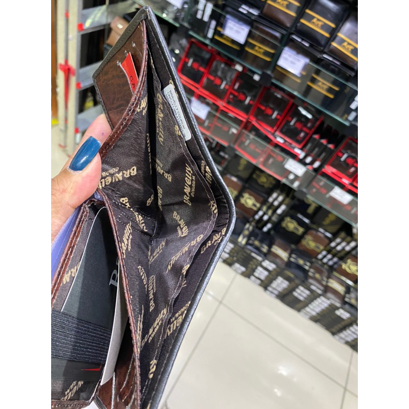 Carteira masculino bravery couro legítimo