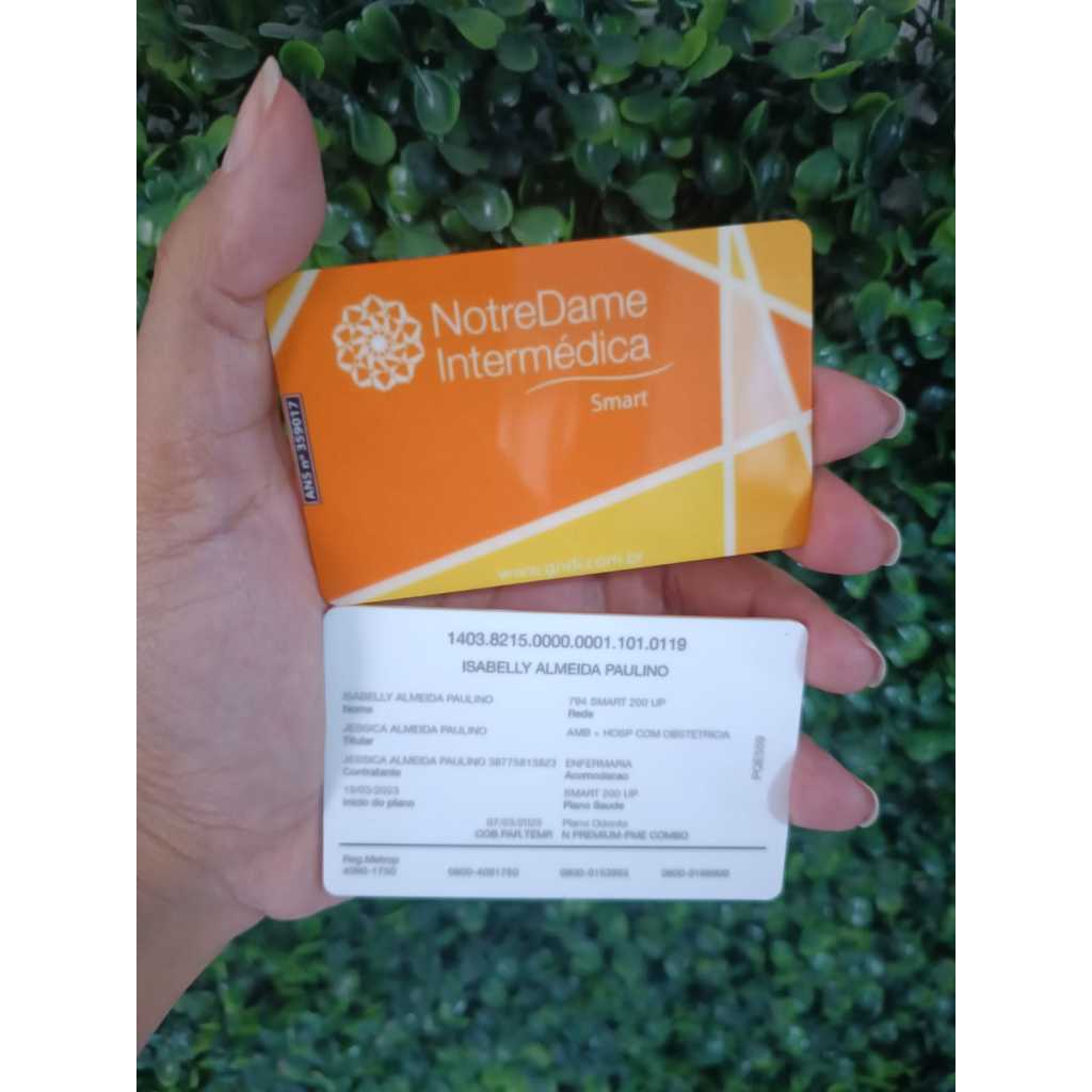 Seu documento impresso no acrílico, carteirinha de convênio, carteirinha de estudante, credencial, etc. Leia a descrição