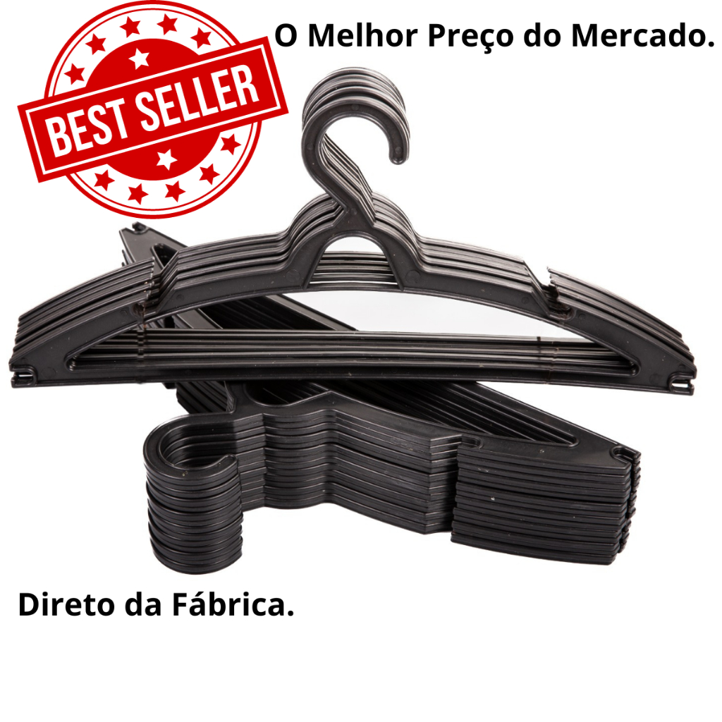 Kit Cabide 100 Envio Imediato.