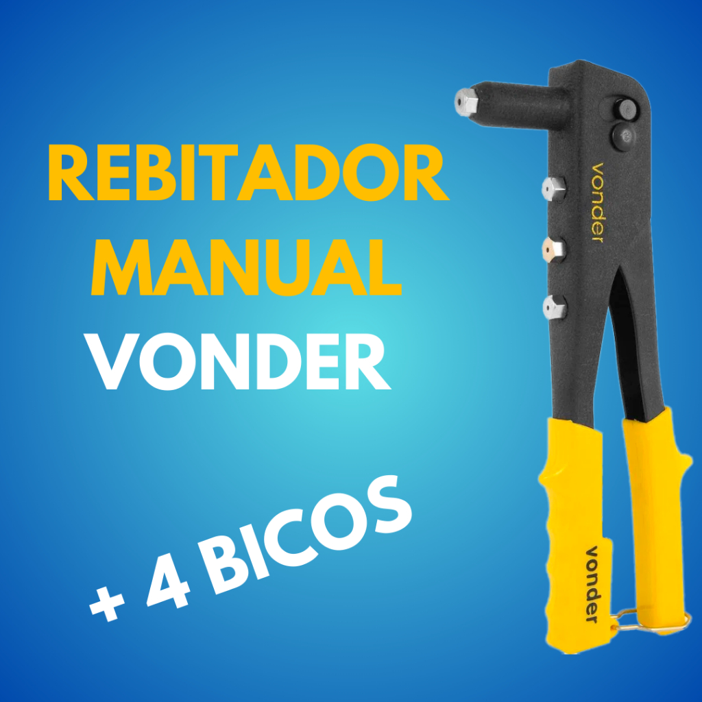 Alicate Rebitador Profissional Manual Rebitadeira Vonder
