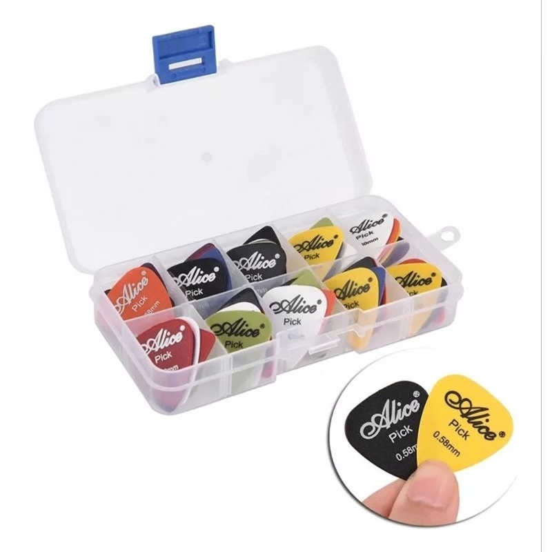 Kit 30 Palhetas Para Guitarra Violão Ukulele