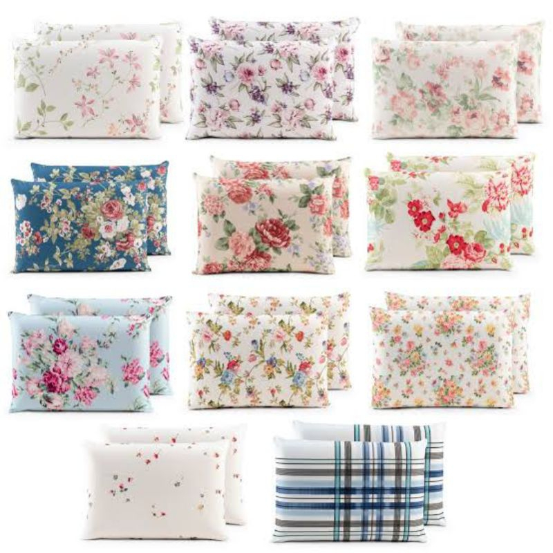 Kit 10 Fronhas Estampadas para Travesseiro Microfibra Diversas Estampas 170 fios