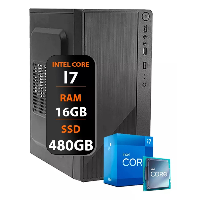 Computador Intel I7 Ssd 480gb 16gb Memória Ram