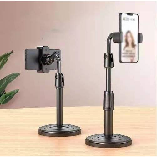 Suporte Tripé Para Mesa Celular Mini Pedestal Ajustável 360°