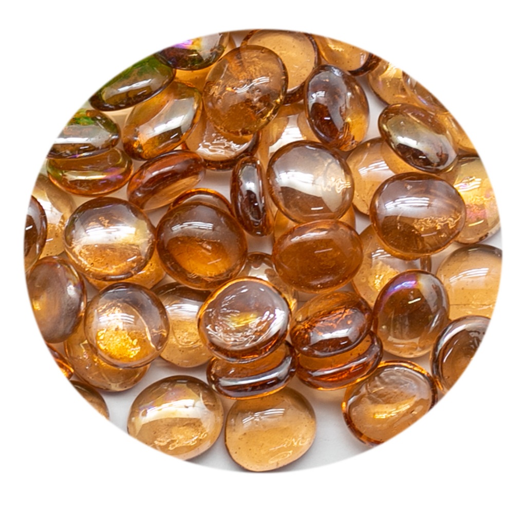 Gema de Vidro Pedra 600g/110 pcs p/ Vaso Aquarío decorativo
