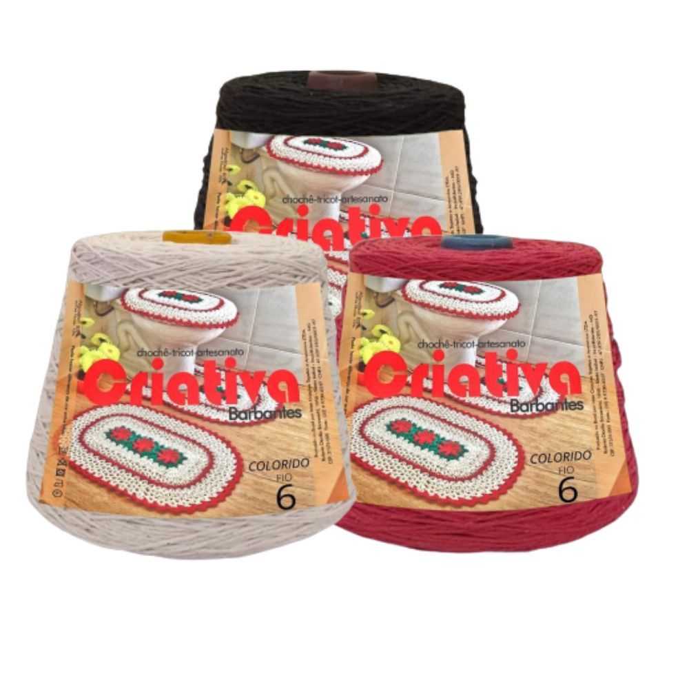 Barbante Criativa 2Kg N.º 6