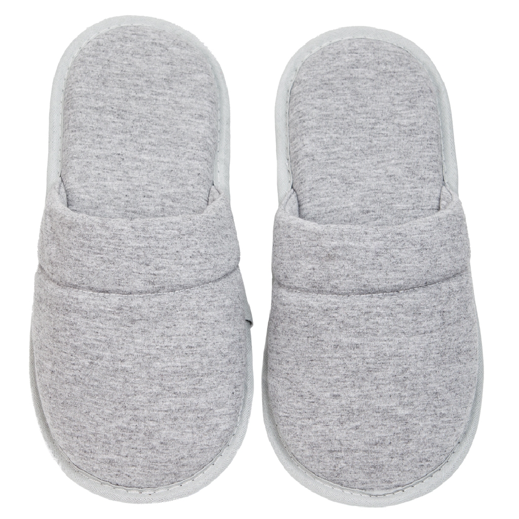 Pantufa Chinelo de Quarto feminina em malha algodão, super macia e confortável para o dia a dia Sammy