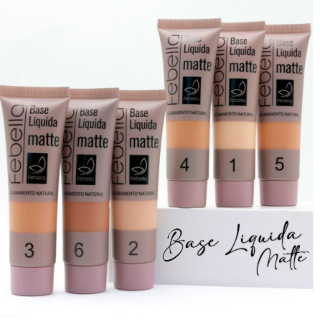 Base Líquida Matte acabamento matte - Febella BB5041