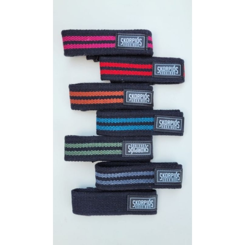 Par Straps 100% algodão para academia, cross fit e musculação.