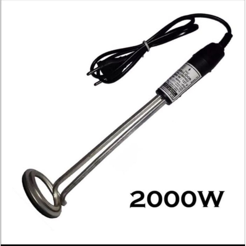 Ebulidor Eletrico, Mergulhão Rabo Quente, 2000W 127V ou 220V Ferve água Rapido