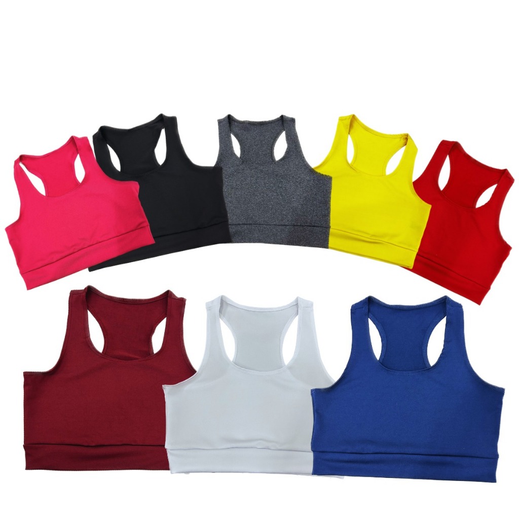 Top Fitness Feminino para Malhar Suplex Moda Academia sem Bojo Nadador