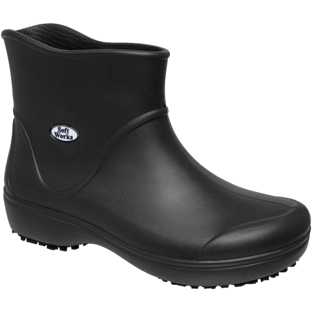 bota de segurança preta proteção epi com sola atiderrapante soft work eva bb85