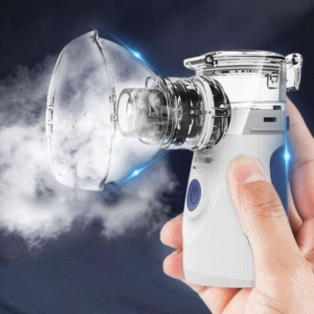 Inalador Nebulizador  Ultrassônico Portátil Usb Bivolt Ou Pilha Adulto E Infantil