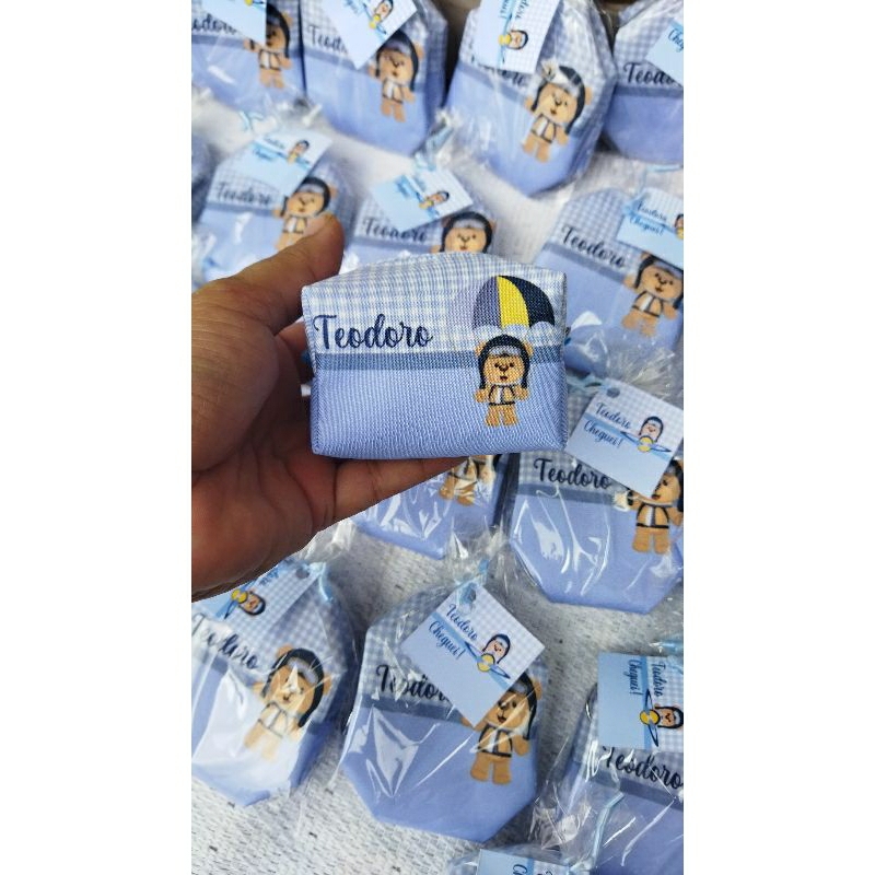kit com 15 bolsinha porta moeda para lembrancinha