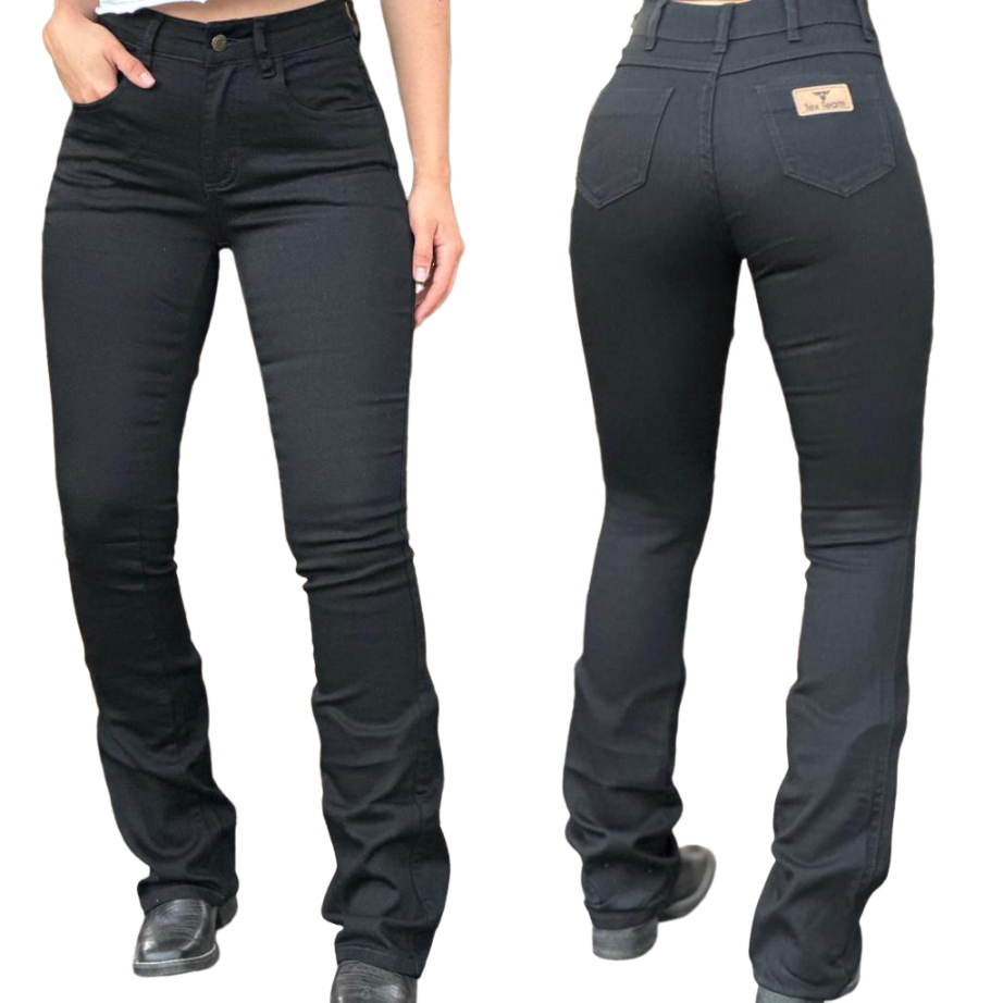 Calça Tex Team Tradicional - Preta