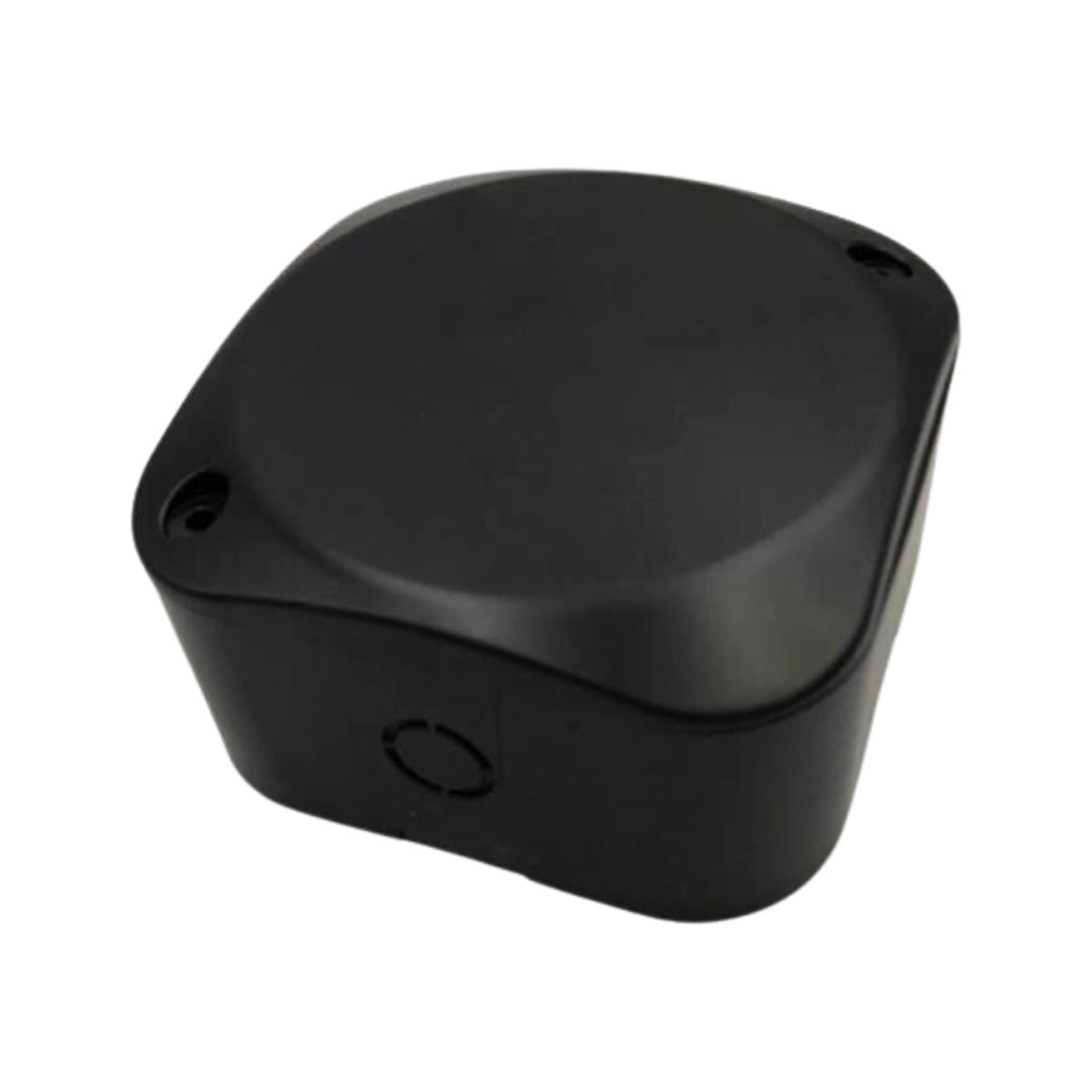 Kit 20 Caixa Sobrepor Cftv Premium Hermética Preta 11x11x5,5 Cm