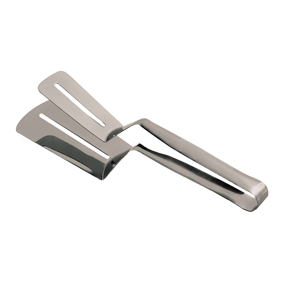 Espátula Culinária Dupla com Pegador Aço Inox