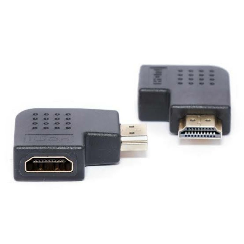 Adaptador Hdmi Macho Para Hdmi Fêmea 90º Para Direita ou Esquerda