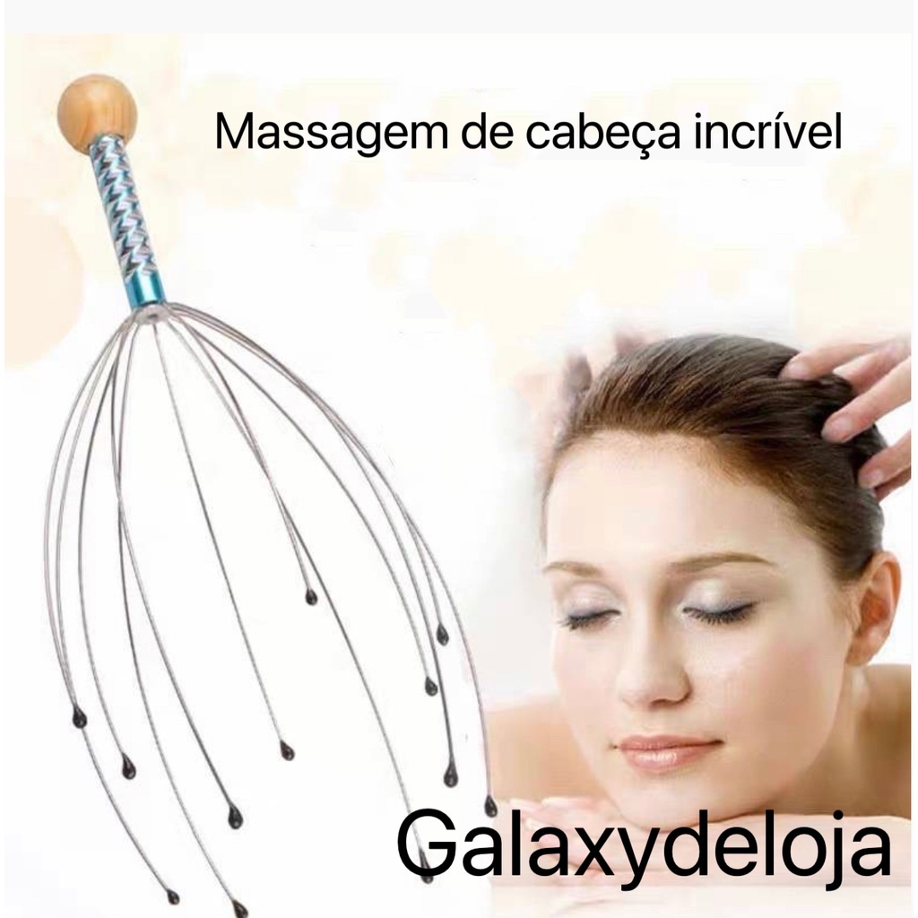 Massageador de cabeça, massagem relaxante para aliviar a fadiga