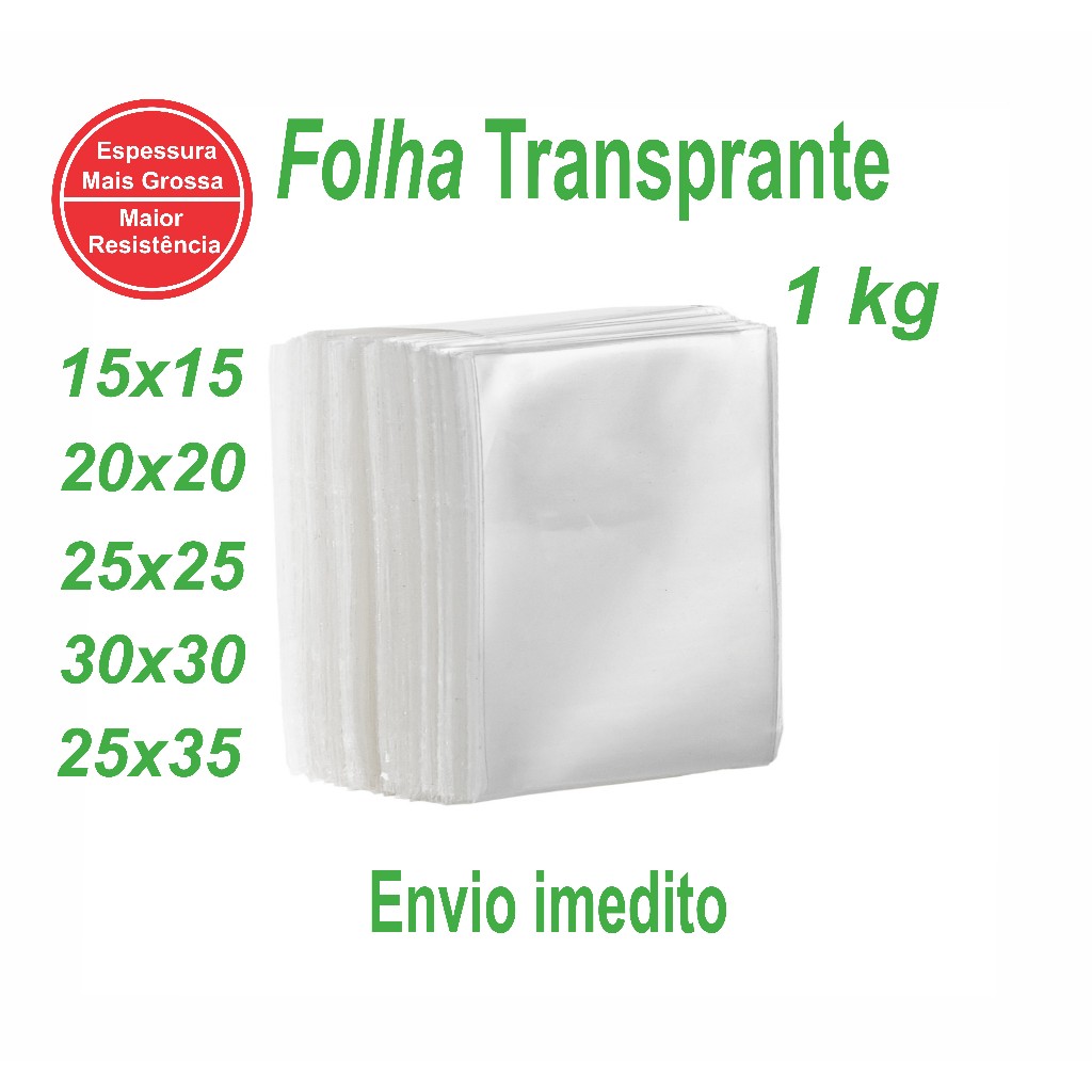 Folha Transparente Folha celofane Polipropileno 1 kg Doces Velas Sabonete