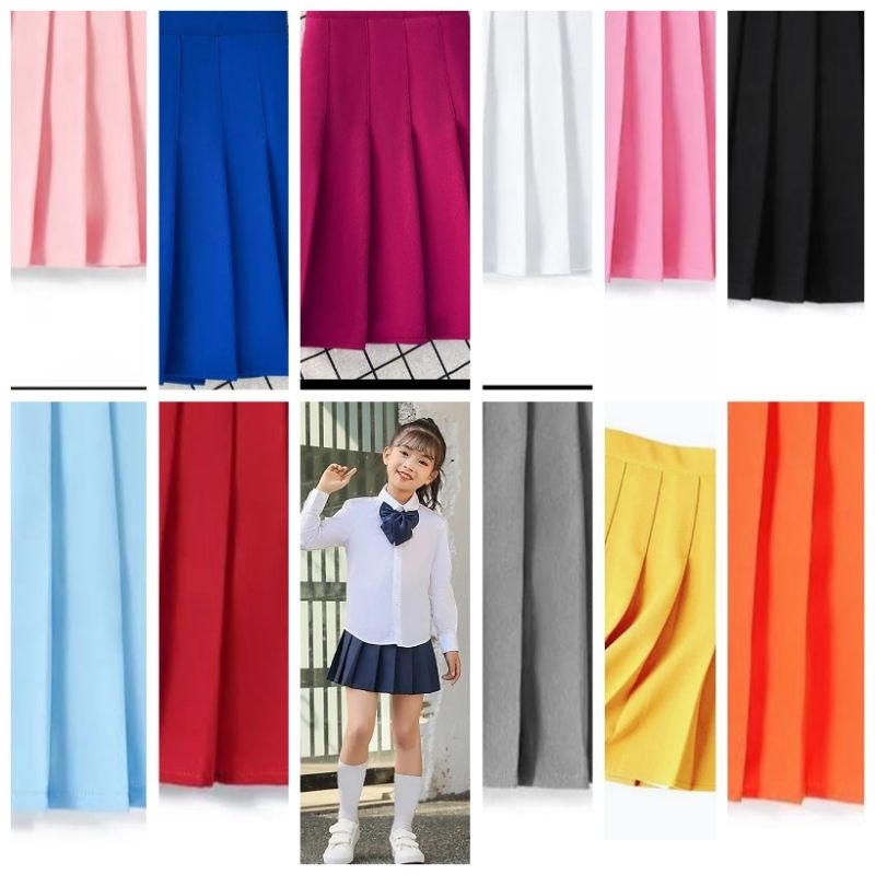 saia cosplay pregueada infantil moda coreana muitas cores disponíveis envio rápido