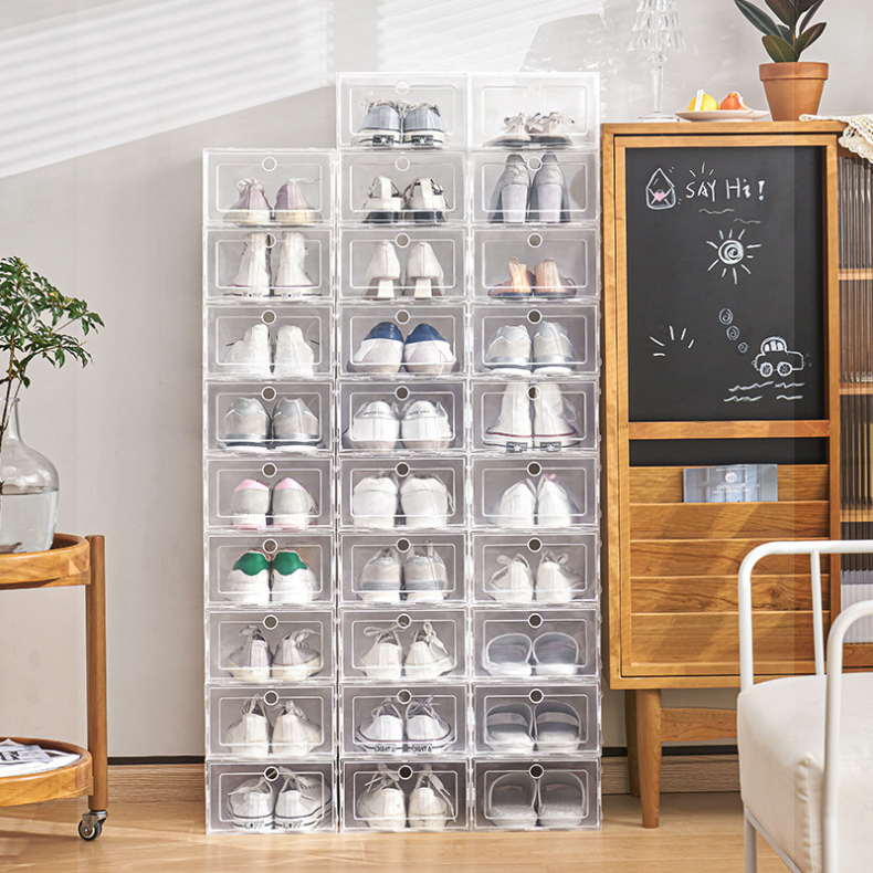 Caixas Organizadoras Para Tênis Sapatos Empalhável