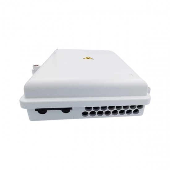 Caixa De Atendimento Óptica Cto Ftth 16fo Branca