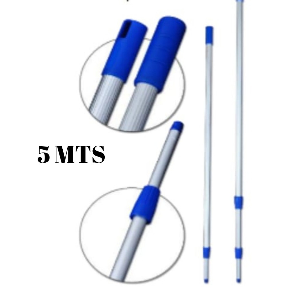 CABO ALUMINIO EXTENSOR TELESCOPIO DE 5 METROS