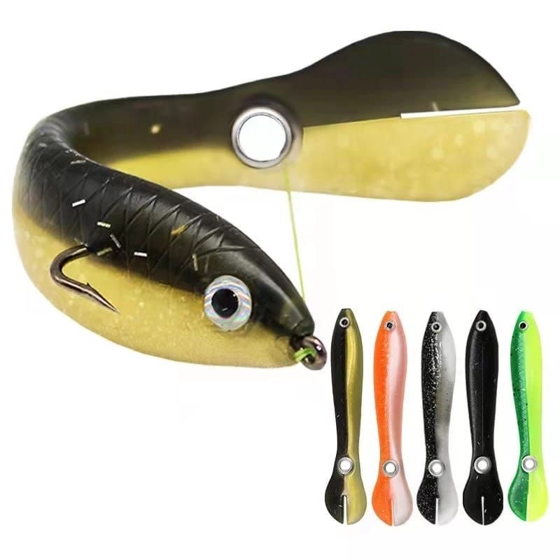 Isca Soft De Silicone 10 Cm/6g Biônico Material De Pesca Ao Ar Livre - Isca Artificial Móvel Movimenta na Água.