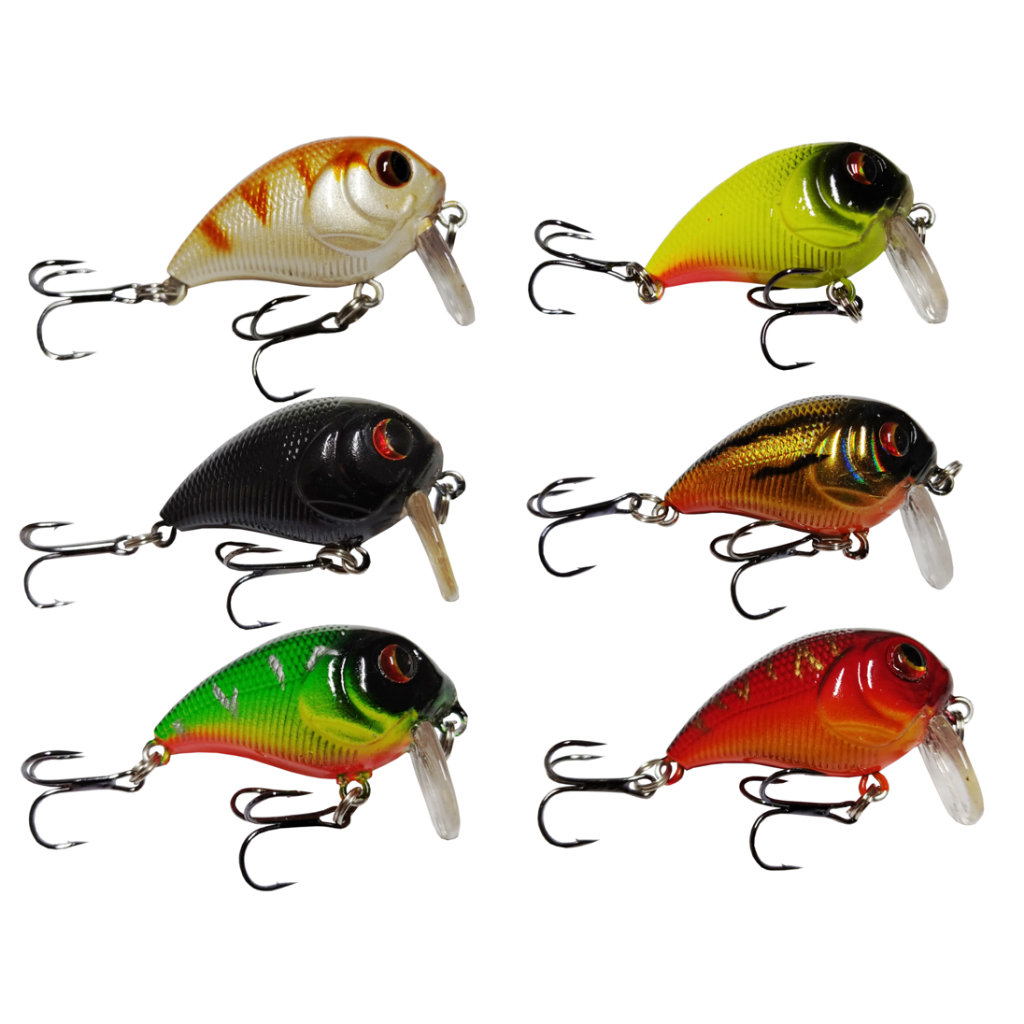 Isca Artificial Meia Água Pesca 4,5cm 7g Crankbait Traíra Tucunaré Robalo