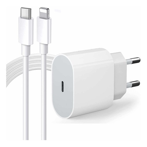 Carregador Tomada Fonte 20w Turbo Type C x Lightning Novos iPhone 11 Pró A 14