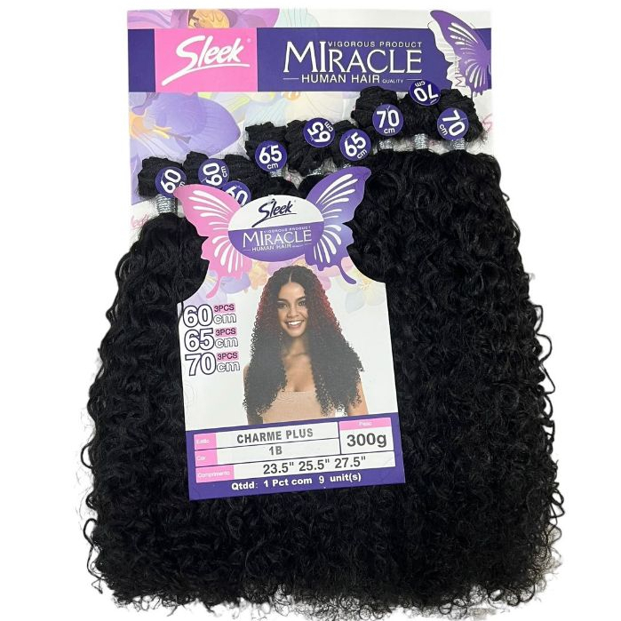 CABELO TELA SLEEK CHARME PLUS FIBRA PREMIUM CHACHOS AFRO 300g